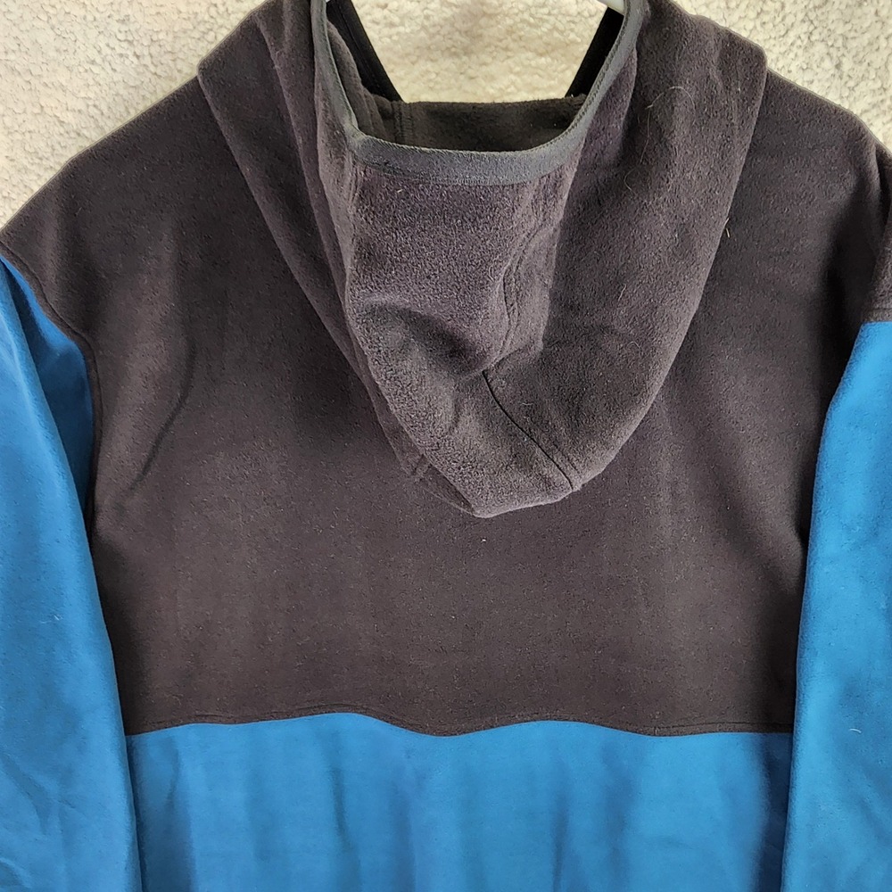 The North Face TKA Glacier Hoodie Men XXL Blue Black Gorpcore Outdoor Fleece‎ - Picture 4 of 13